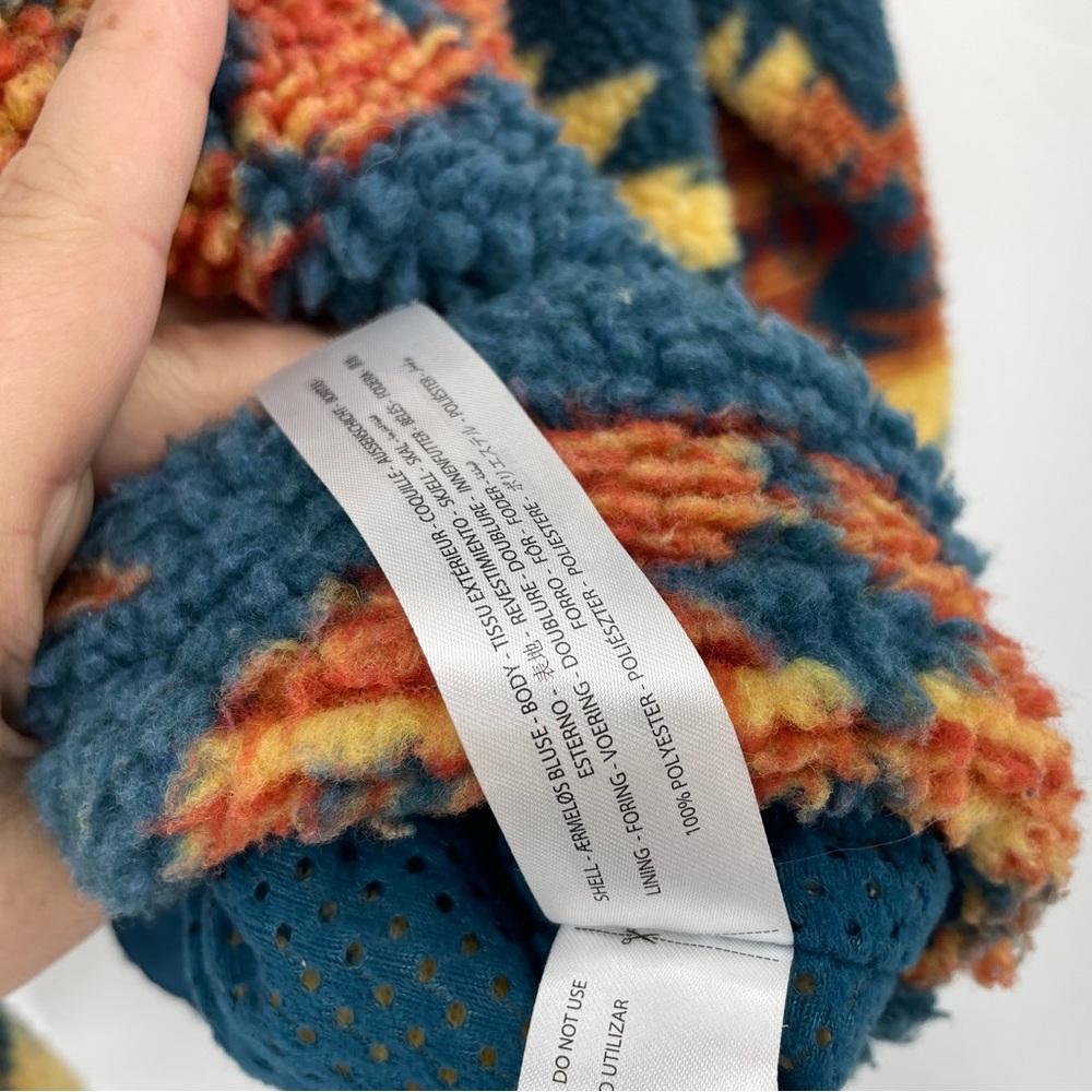 Pattern Teddy Jacket - Multicolor - image 7